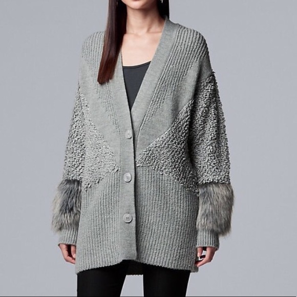Hp Womens Simply Vera Wang Fauxfur 